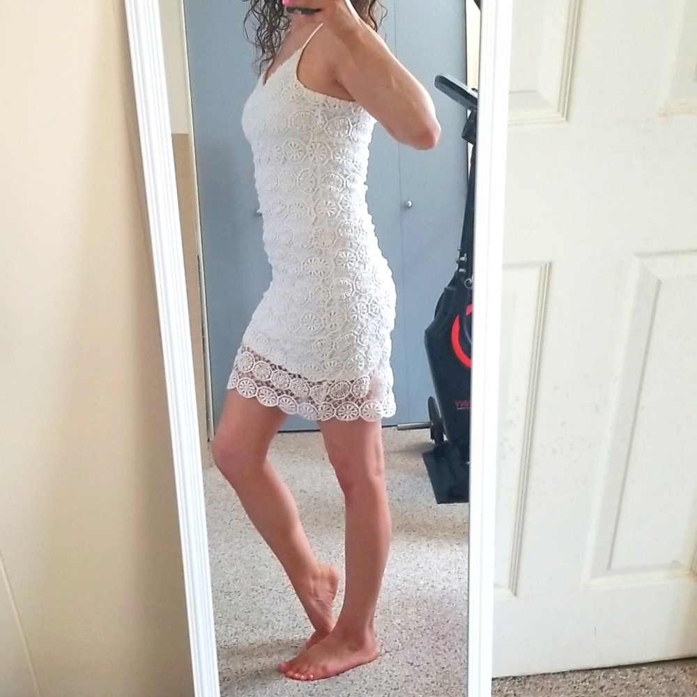 Jack White Lace Spaghetti Strap Dress